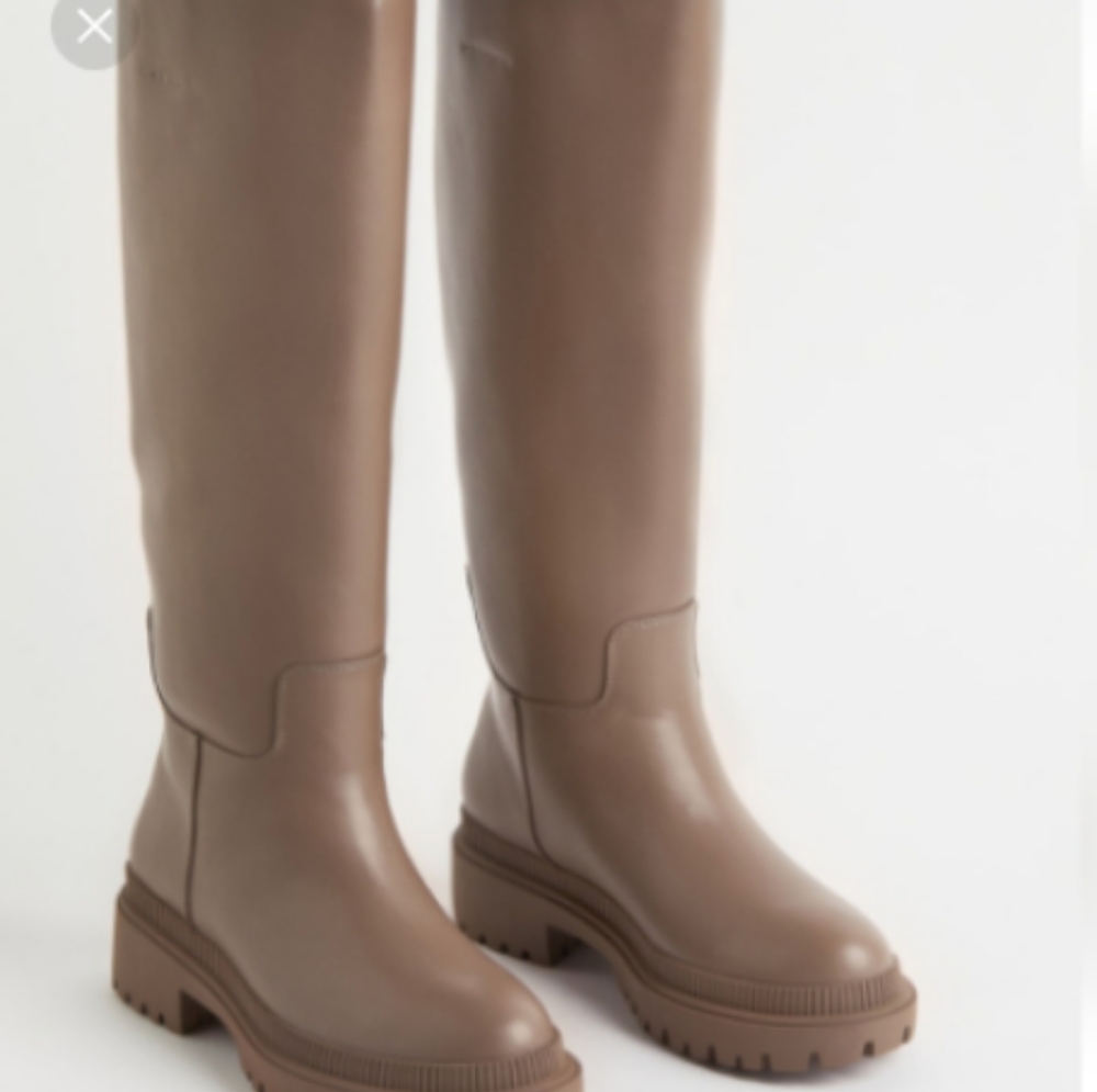 H&M Tall Boots Lug Sole